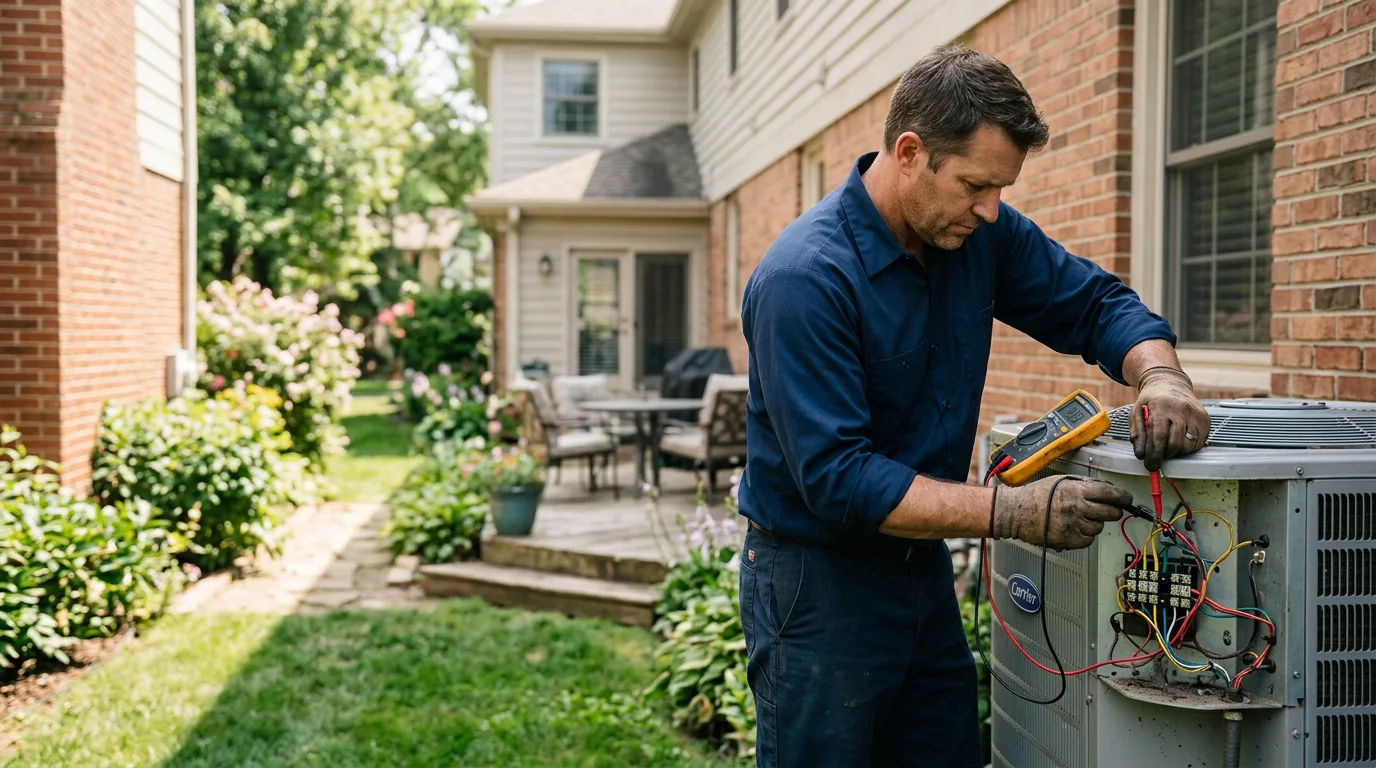 HVAC technician working near Cumberland, VA